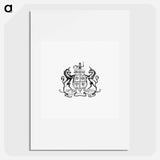 アートポスター-Coat of Arms from Jersey
 - 大英図書館 Poster.