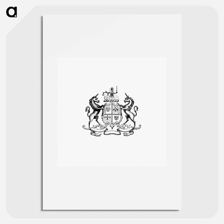 アートポスター-Coat of Arms from Jersey
 - 大英図書館 Poster.