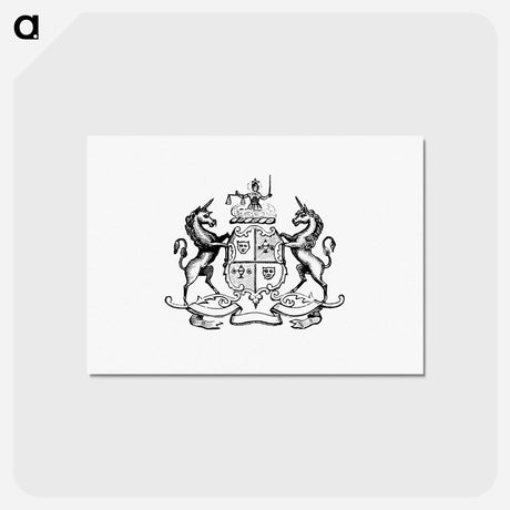 アートポストカード-Coat of Arms from Jersey
 - 大英図書館 Postcard.