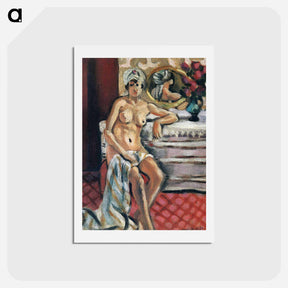 アートポストカード-Nude in a Turban - アンリ マティス Postcard.