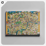 アートパネル-The Wonderground Map of London Town
 - ボストン公共図書館 Canvas.