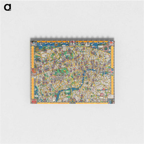 アートメモ帳-The Wonderground Map of London Town
 - ボストン公共図書館 Memo.