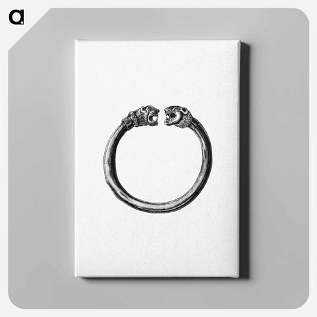 アートパネル-Golden Bracelet from The Earth, Tricone of Universal Geography
 - 大英図書館 Canvas.