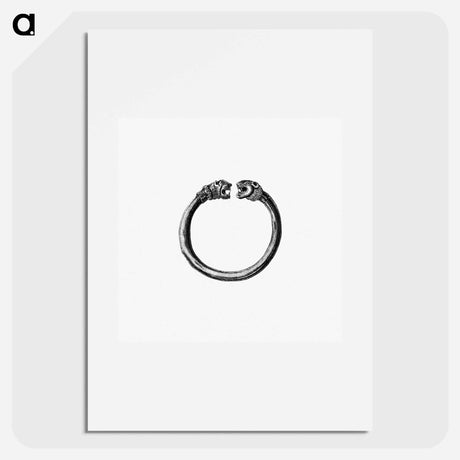 アートポスター-Golden Bracelet from The Earth, Tricone of Universal Geography
 - 大英図書館 Poster.
