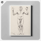 アートパネル-Nude Study of an Old Man
 - クリーブランド美術館 Canvas.
