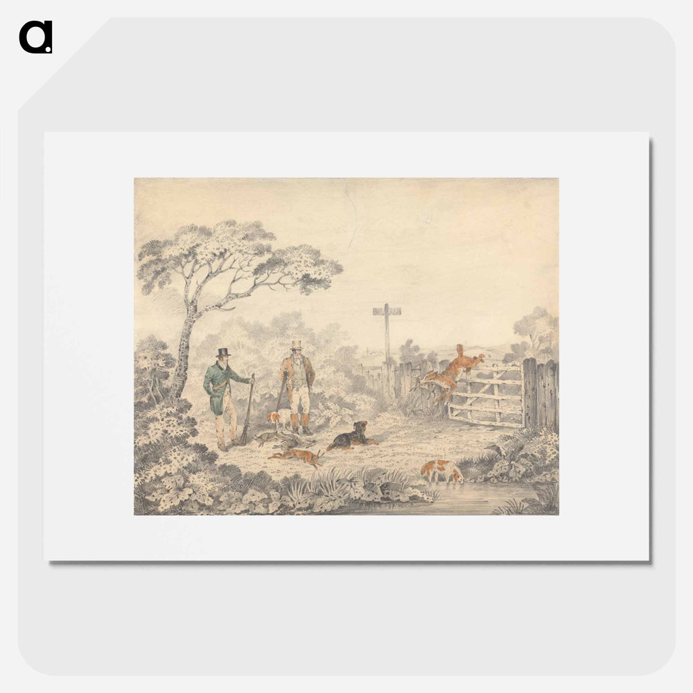 Yale Rabbit Retrieving a Rabbit - イェール大学アートギャラリー Poster. – artgraph.