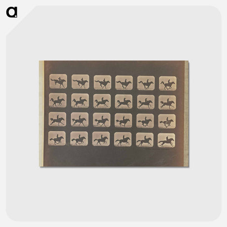 アートポストカード-Leaping
 - エドワード マイブリッジ Postcard.