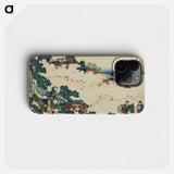 Hokusai's Cherry Blossoms at Yoshino - 葛飾 北斎 Phone Case.