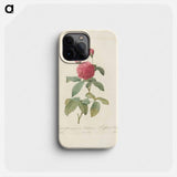 Rose illustration - ピエール ジョゼフ ルドゥーテ Phone Case.