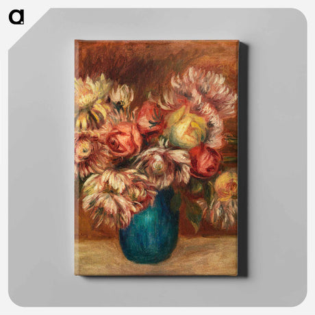 アートパネル-Flowers in a Green Vase
 - バーンズ・コレクション Canvas.