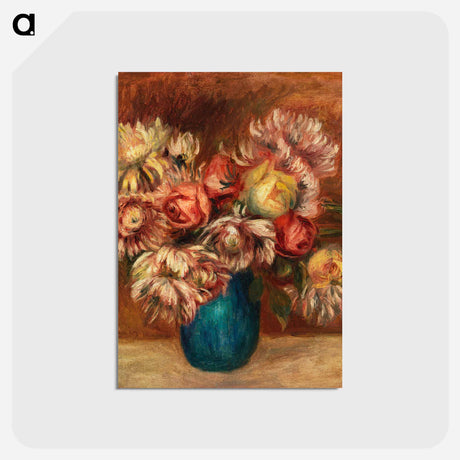 アートポストカード-Flowers in a Green Vase
 - バーンズ・コレクション Postcard.