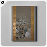 Shop in Winter - 葛飾 北斎 Canvas.