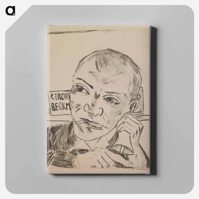アートパネル-The Barker Self-Portrait
 - セントルイス美術館 Canvas.