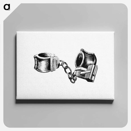 アートパネル-Handcuffs from In The Forbidden Land
 - 大英図書館 Canvas.