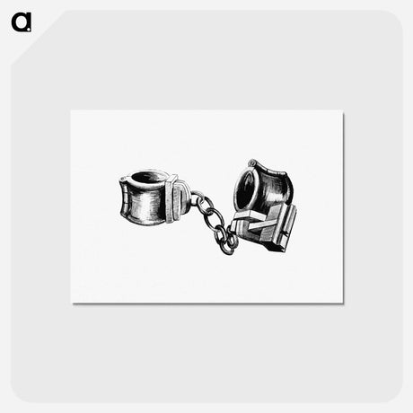 アートポストカード-Handcuffs from In The Forbidden Land
 - 大英図書館 Postcard.