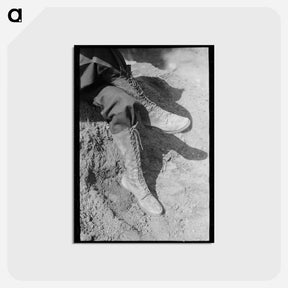 アートポストカード-Miner's Boots, Pinos Altos
 - ラッセル リー Postcard.