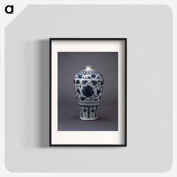 Prunus Vase with Peony and Lotus Scrolls
 - セントルイス美術館 Poster.