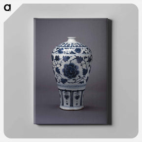 アートパネル-Prunus Vase with Peony and Lotus Scrolls
 - セントルイス美術館 Canvas.