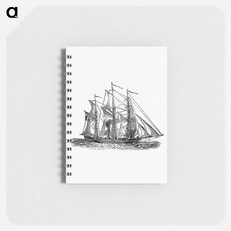 アートメモ帳-Steamboat from Paris-Neuf, Or Dream And Reality. Great Phantasmagoria
 - 大英図書館 Memo.
