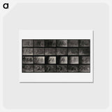 アートポストカード-Leopard in Motion
 - エドワード マイブリッジ Postcard.