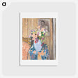 アートポストカード-Fleurs Devant Un Portrait - アンリ マティス Postcard.