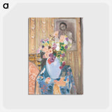 アートポストカード-Fleurs Devant Un Portrait - アンリ マティス Postcard.