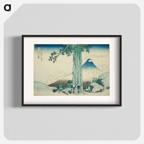 アートポスター-Mishima Pass in Kai Province (Koshu Mishimagoe) - 葛飾 北斎 Poster.