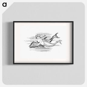 アートポスター-Mermaid from The Story Of The Mermaiden
 - 大英図書館 Poster.