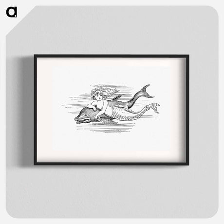 アートポスター-Mermaid from The Story Of The Mermaiden
 - 大英図書館 Poster.
