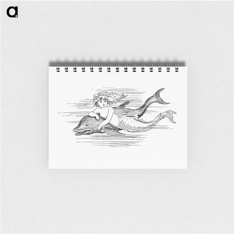アートメモ帳-Mermaid from The Story Of The Mermaiden
 - 大英図書館 Memo.