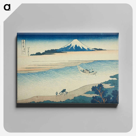 アートパネル-Tama River in Musashi Province (Bushu Tamagawa) - 葛飾 北斎 Canvas.