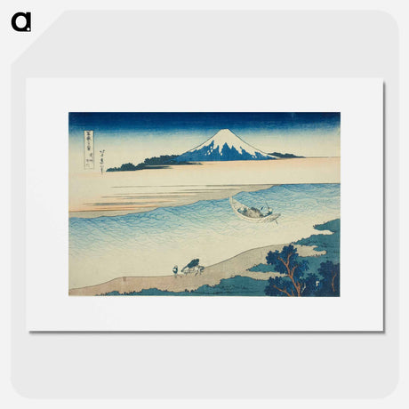 アートポスター-Tama River in Musashi Province (Bushu Tamagawa) - 葛飾 北斎 Poster.