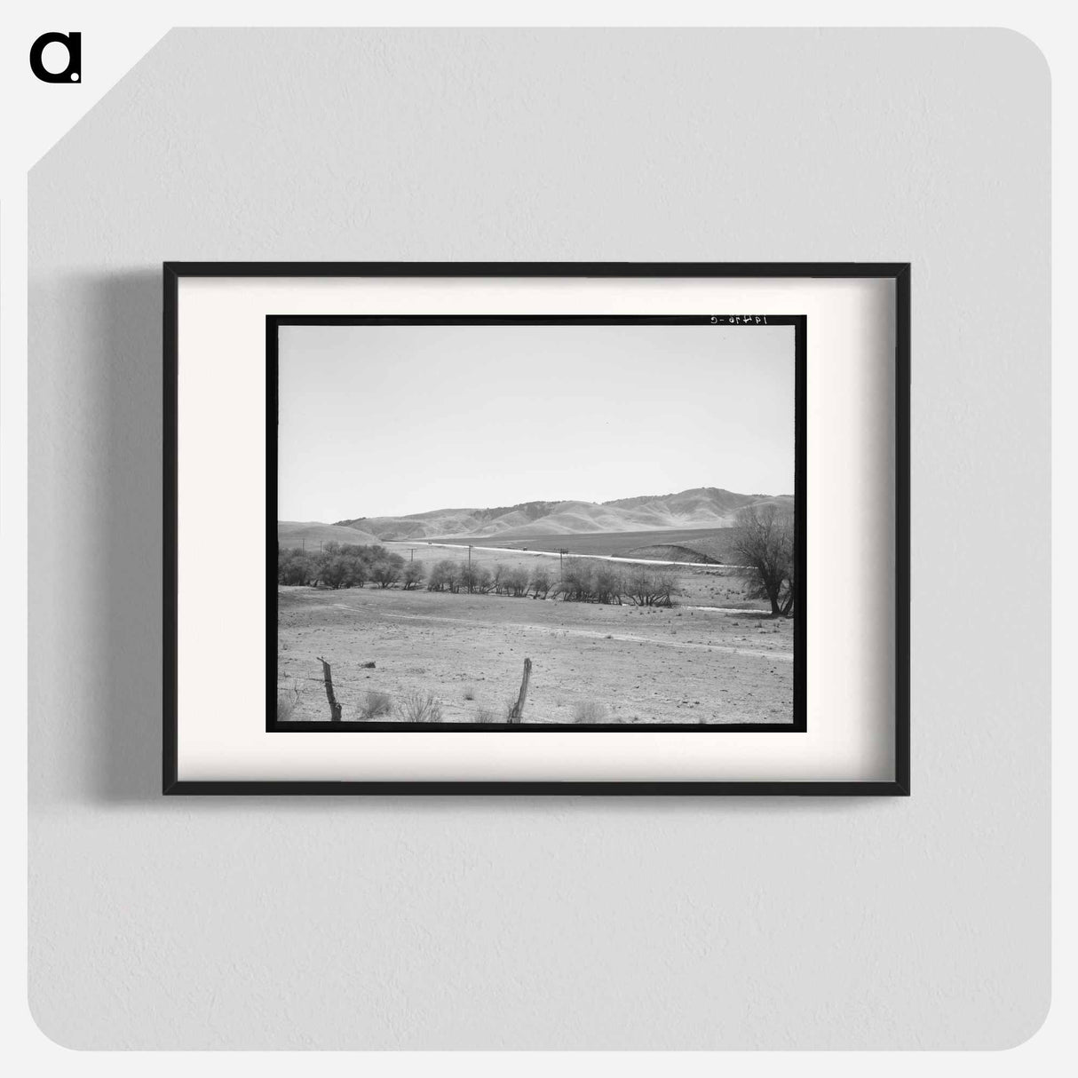 US 99 on ridge over Tehachapi Mountains - Dorothea Lange Poster.