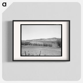 アートポスター-U.S. 99 on ridge over Tehachapi Mountains - ドロテア ラング Poster.