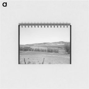 アートメモ帳-U.S. 99 on ridge over Tehachapi Mountains - ドロテア ラング Memo.