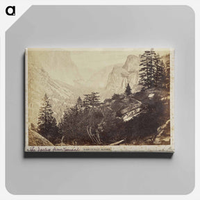アートパネル-Yo-Sem-i-te Valley, California
 - エドワード マイブリッジ Canvas.