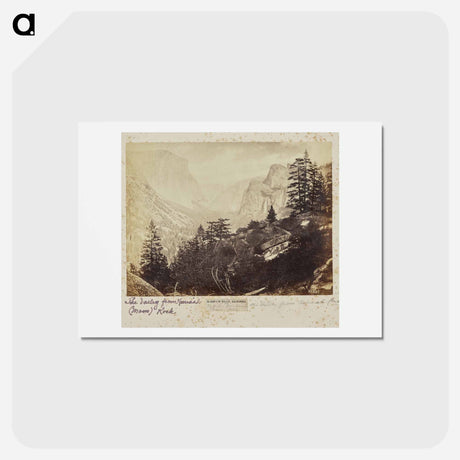アートポストカード-Yo-Sem-i-te Valley, California
 - エドワード マイブリッジ Postcard.