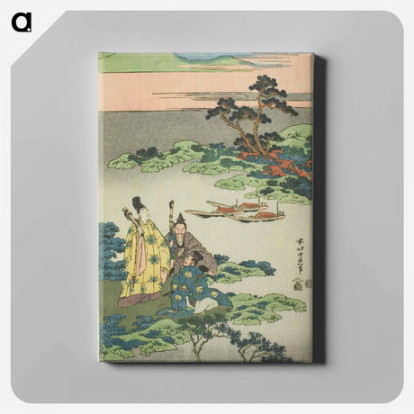 アートパネル-The Minister Toru - 葛飾 北斎 Canvas.