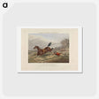 アートポストカード-Fox Hunting: Fores's Hunting Casualties - A Rare sort for the Downs
 - イェール大学アートギャラリー Postcard.