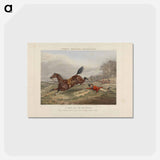 アートポストカード-Fox Hunting: Fores's Hunting Casualties - A Rare sort for the Downs
 - イェール大学アートギャラリー Postcard.