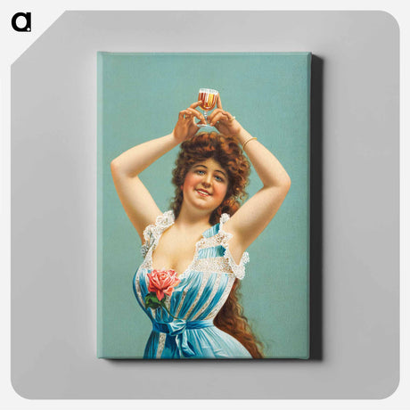 アートパネル-Woman with Beer
 - ボストン公共図書館 Canvas.