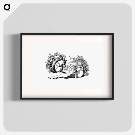 アートポスター-Squirrel and Forest Nymphs
 - 大英図書館 Poster.