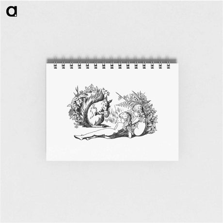 アートメモ帳-Squirrel and Forest Nymphs
 - 大英図書館 Memo.