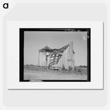 Abandoned tenant cabin of the Mississippi Delta - Dorothea Lange Poster.