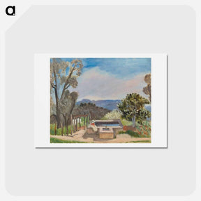 アートポストカード-Le Vivier (Paysage De Provence) - アンリ マティス Postcard.