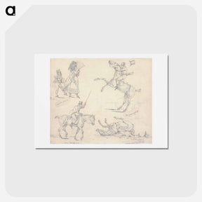 アートポストカード-Symptoms: of Being Bang Up, of a Fine Woman, of Being Bang Down, Of a Quiet One
 - イェール大学アートギャラリー Postcard.