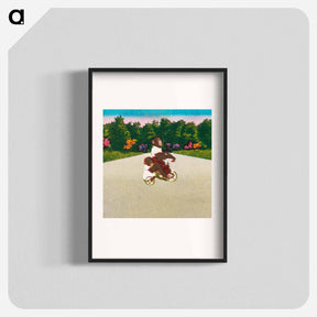 アートポスター-Chimpanzee Tricycle Ride
 - ボストン公共図書館 Poster.