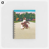 アートメモ帳-Chimpanzee Tricycle Ride
 - ボストン公共図書館 Memo.
