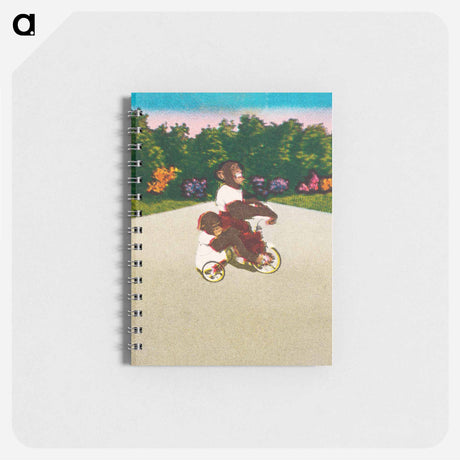 アートメモ帳-Chimpanzee Tricycle Ride
 - ボストン公共図書館 Memo.