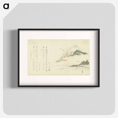 アートポスター-Gezicht op de berg Fuji - 葛飾 北斎 Poster.